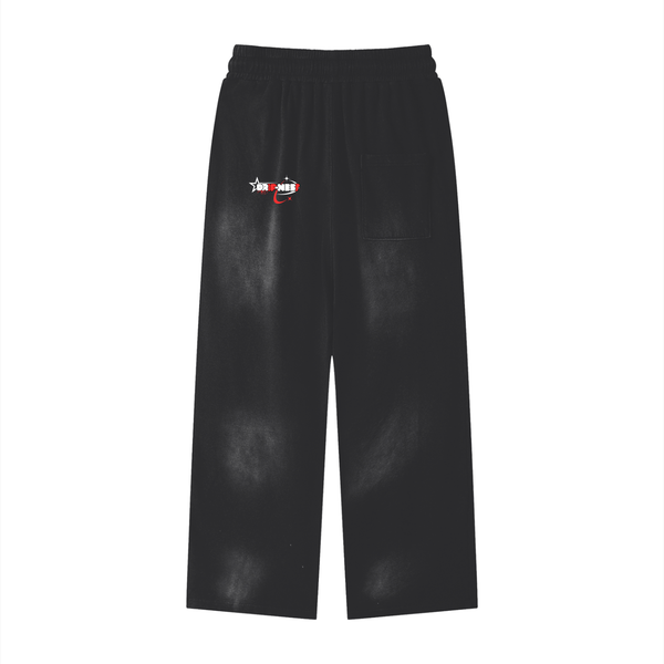 Effortless Athleisure Pure Cotton Handcrafted Monkey Wash Loose fit Sweatpants